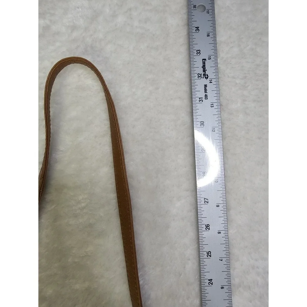 HOBO Cambel Natural Soft Polished Leather‎ Crossbody Bag Antique Brass Hardware